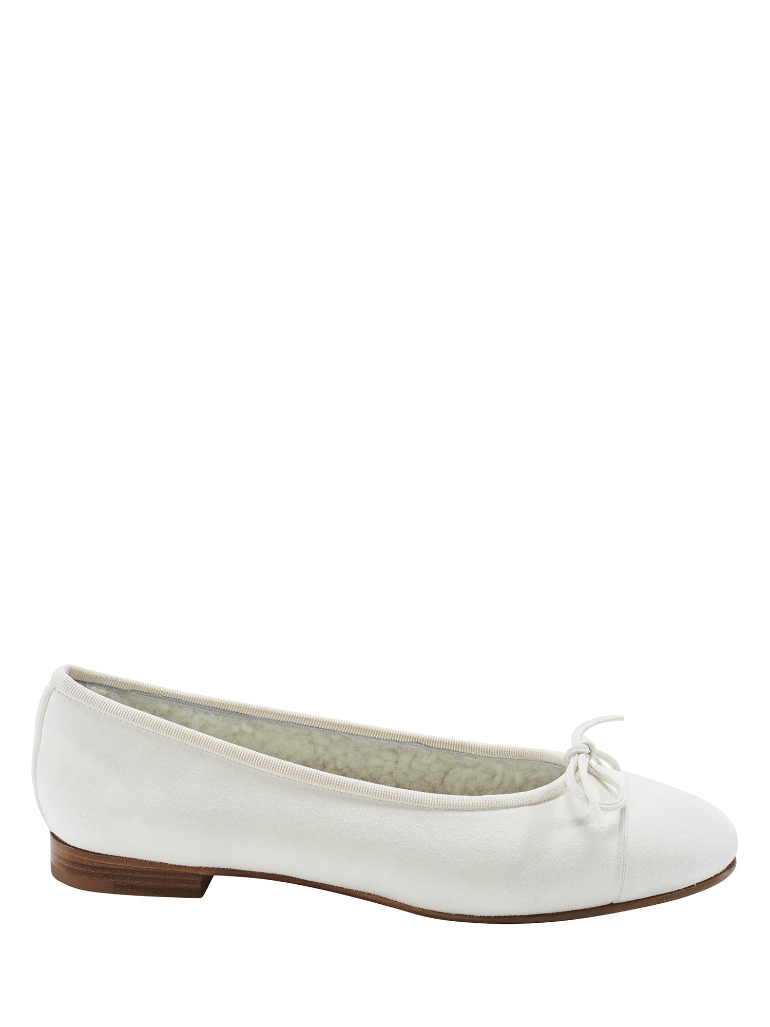 White hot sale suede flats