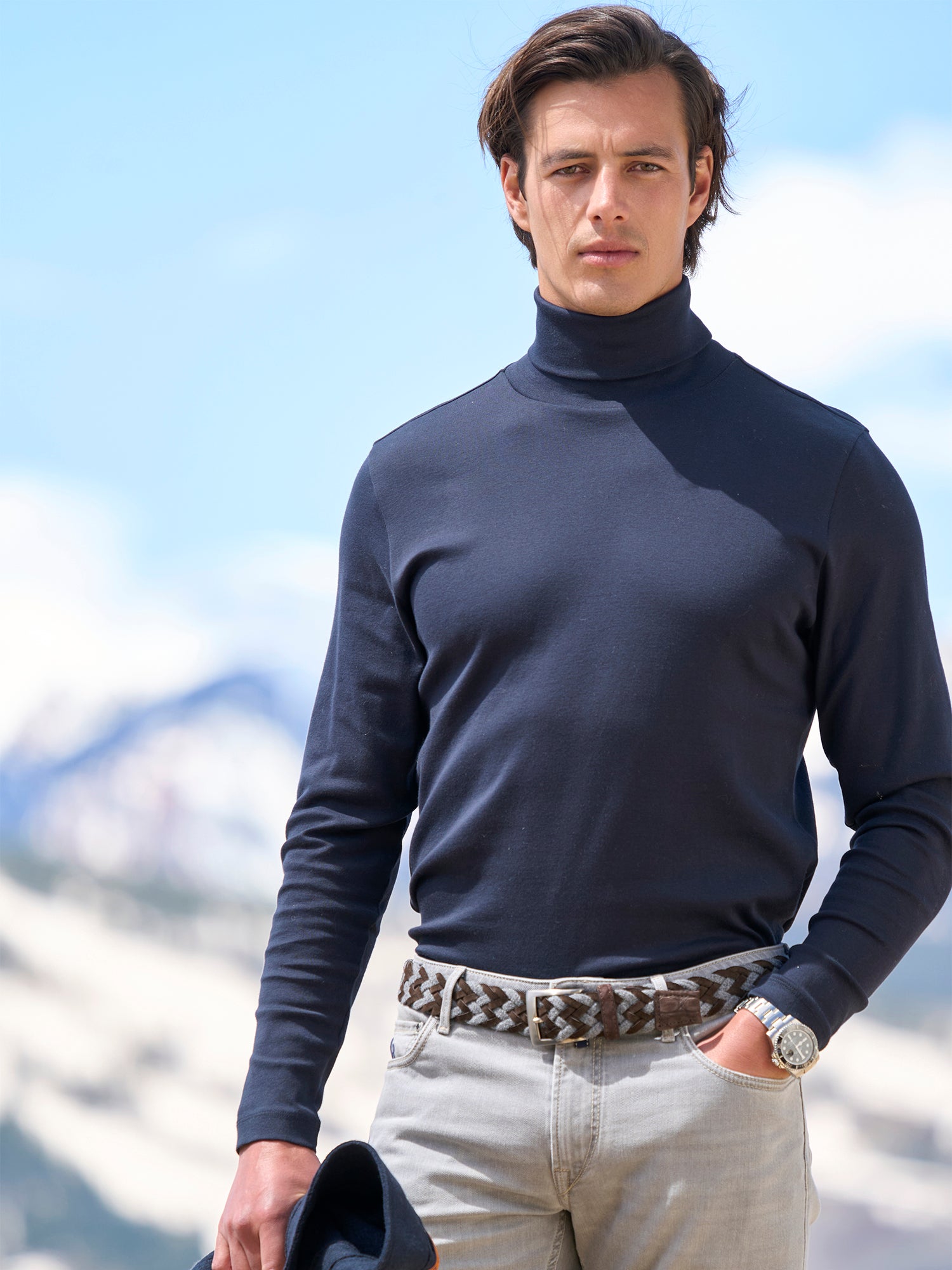 Eli Cotton Turtleneck