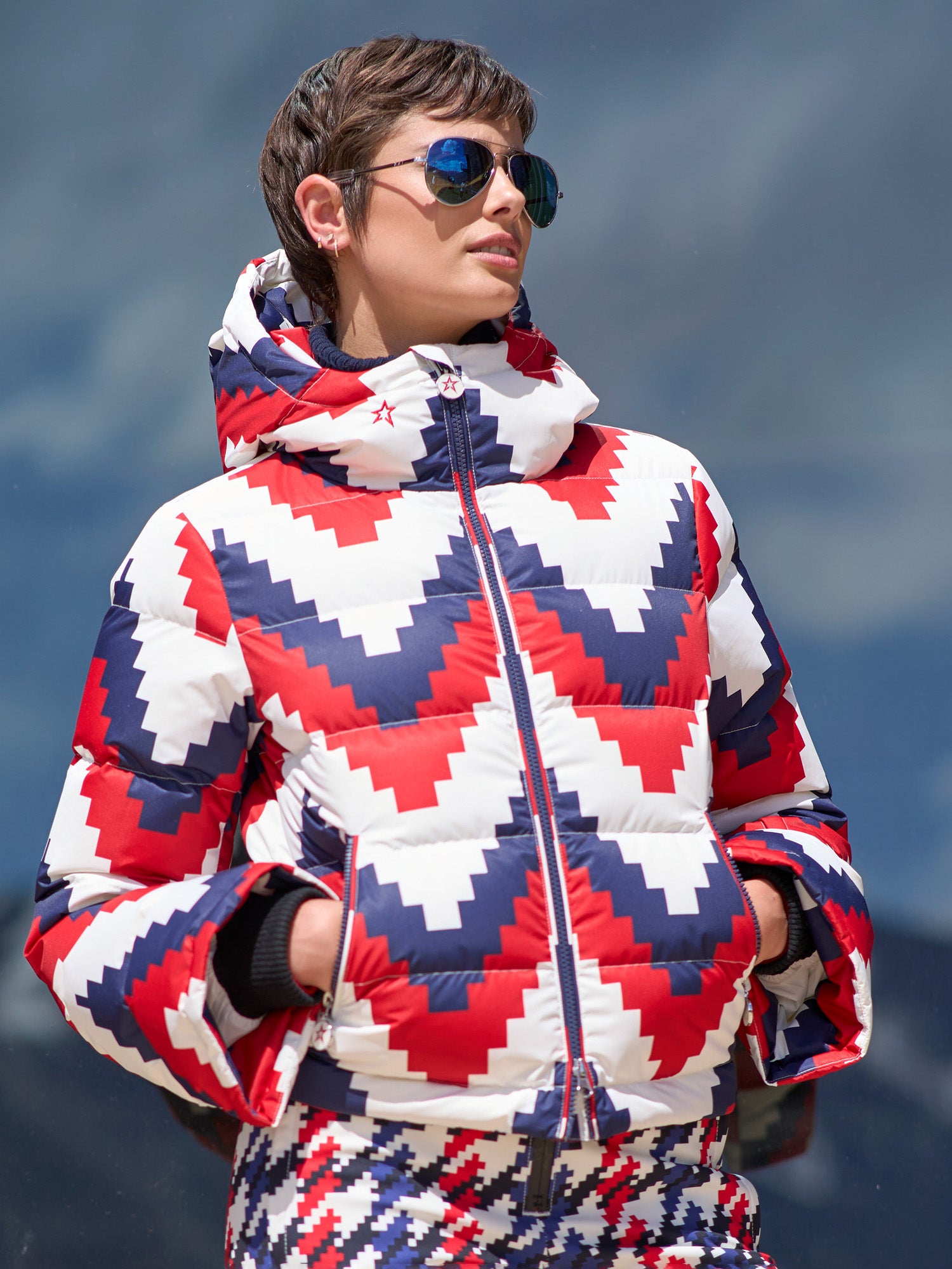 Chevron down jacket online