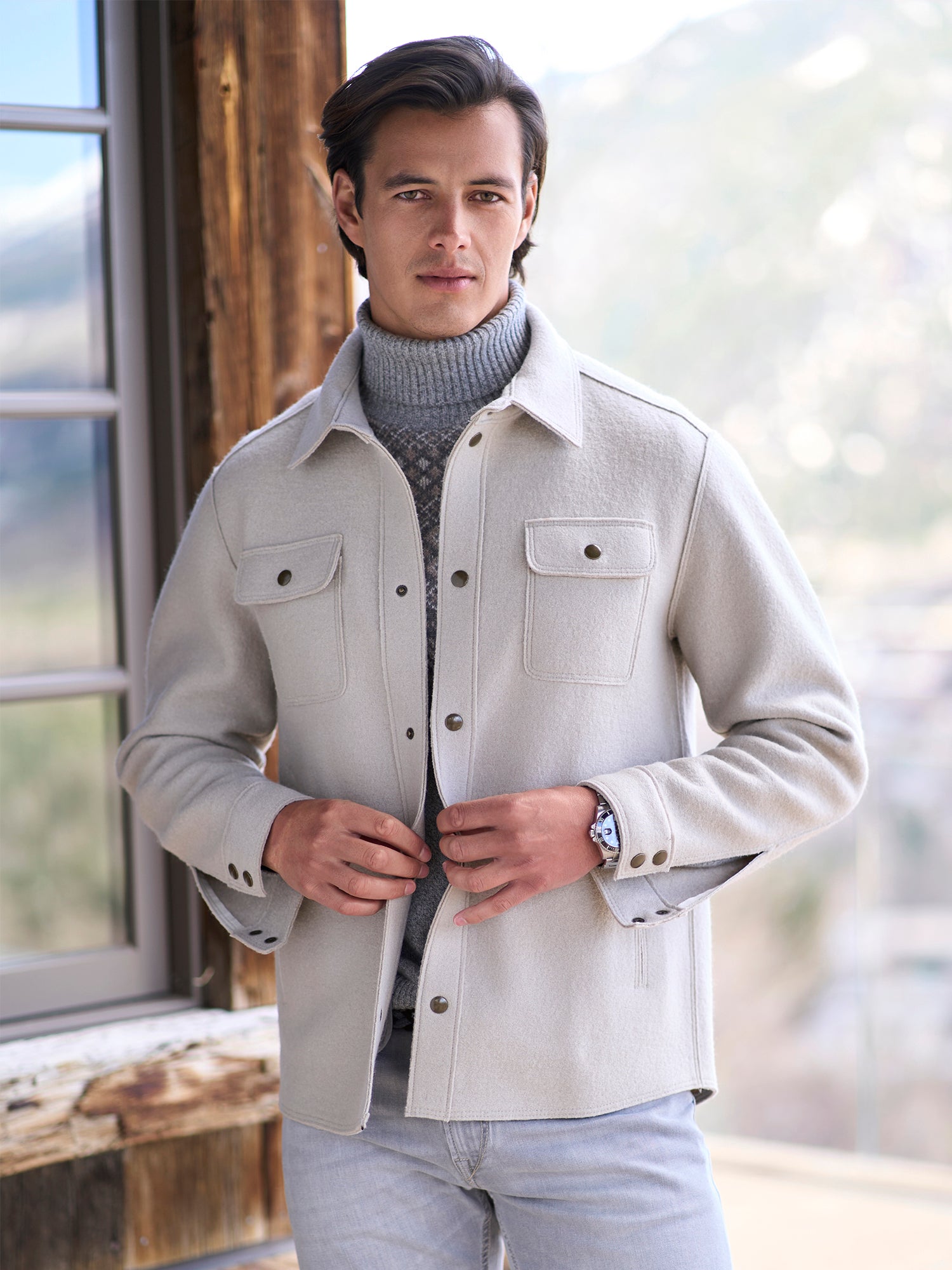 Merino outlets wool jacket