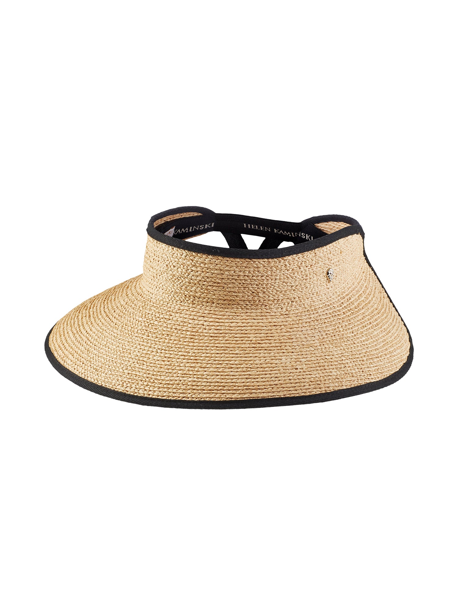 Mita Wide Brim Raffia Visor