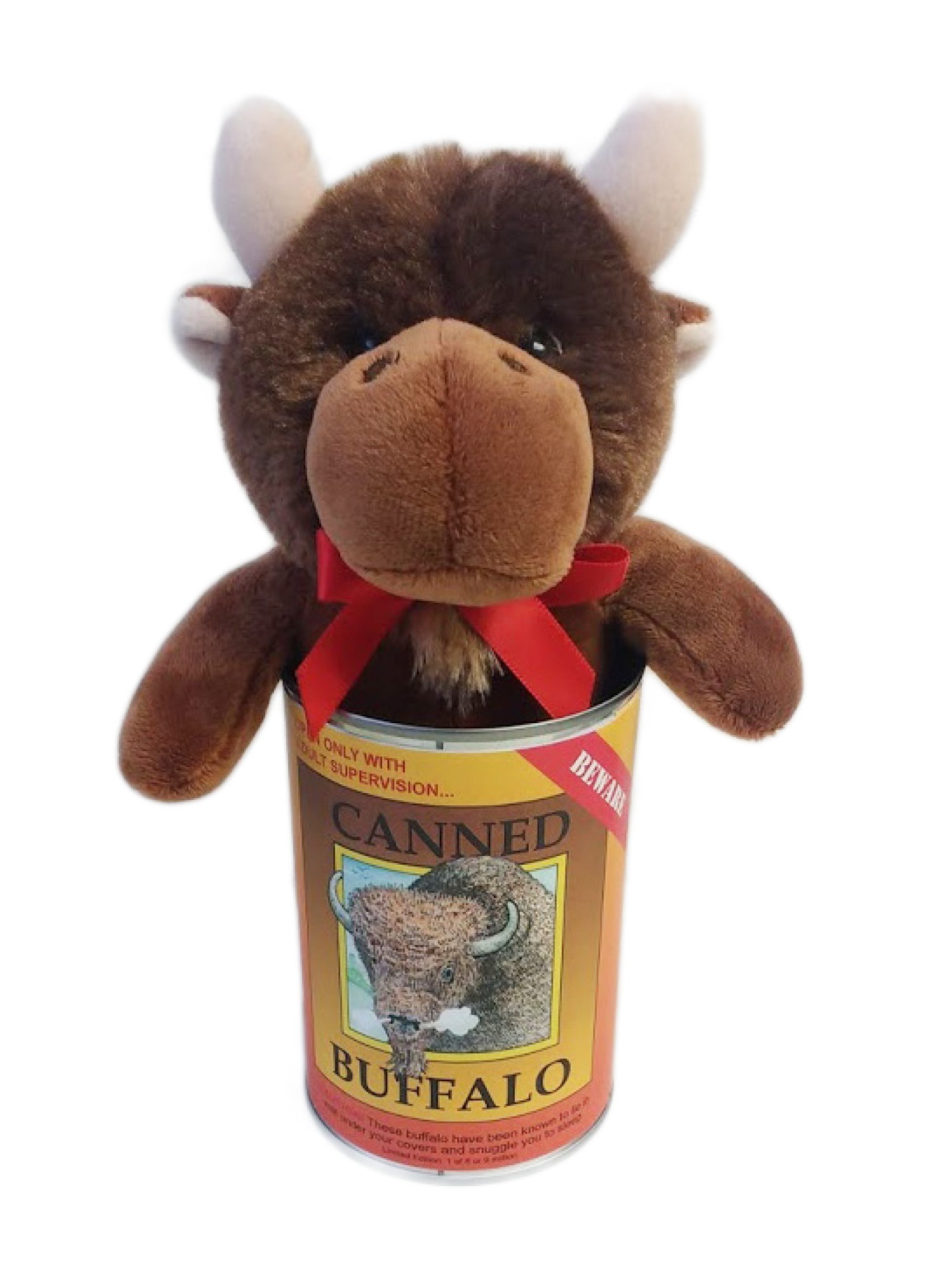 Stuffed animal in a can online