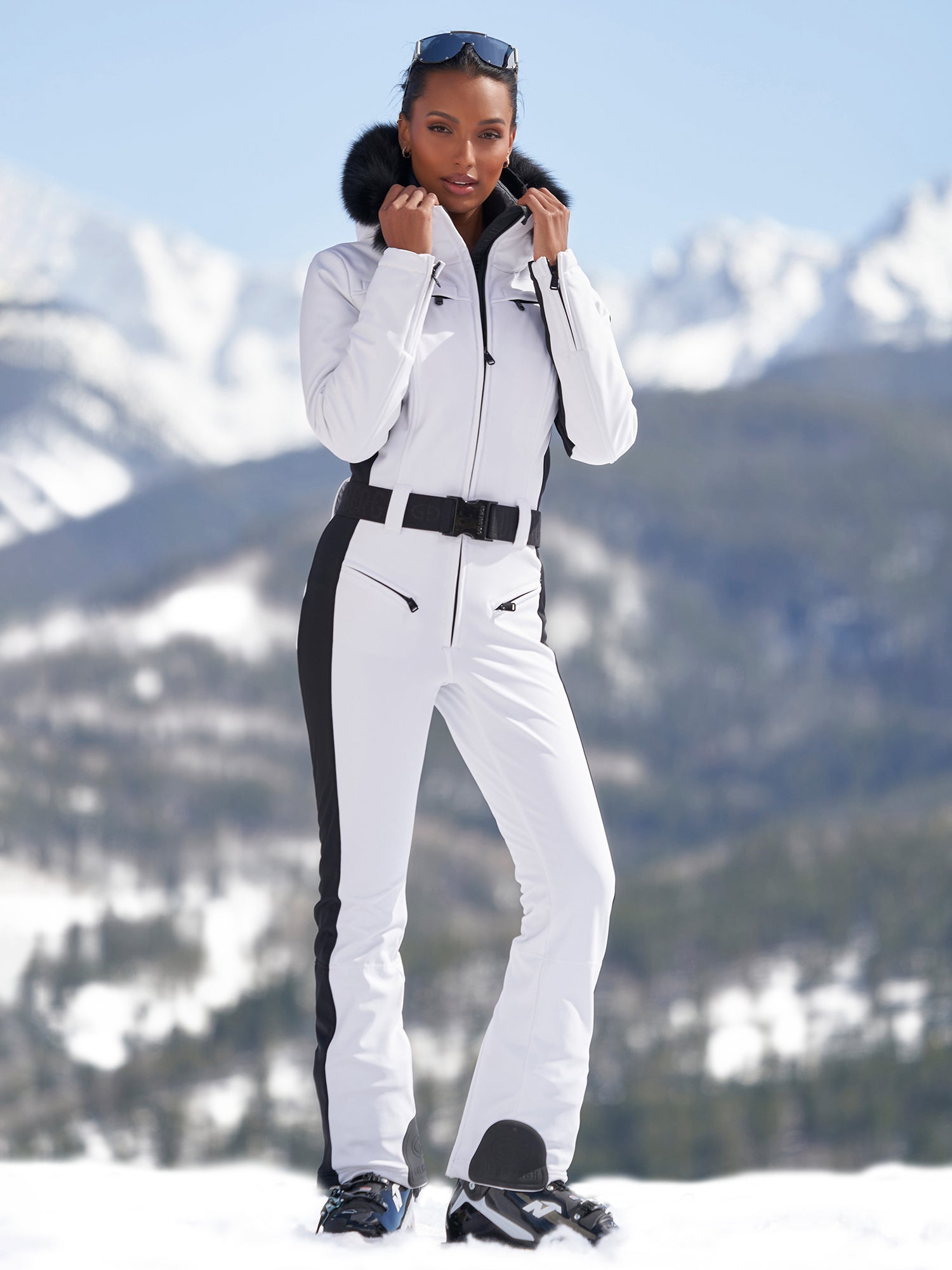 Parry Ski Suit in White