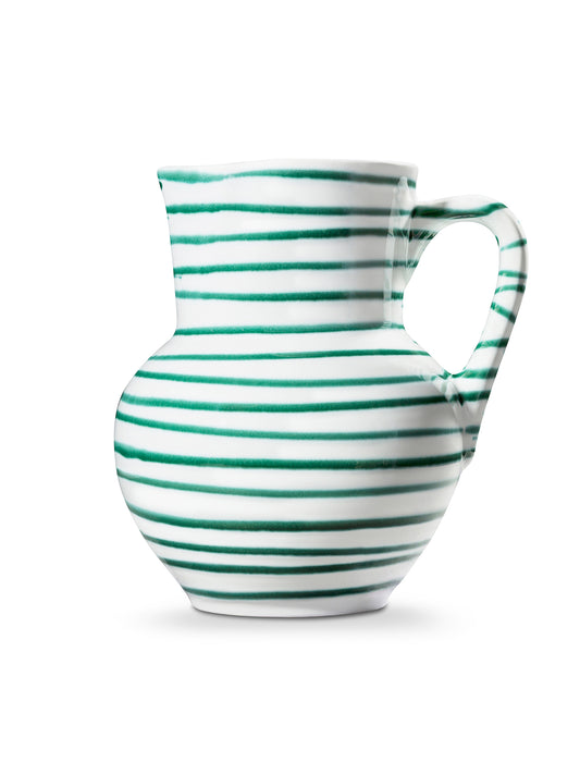 Green Swirl Pitcher