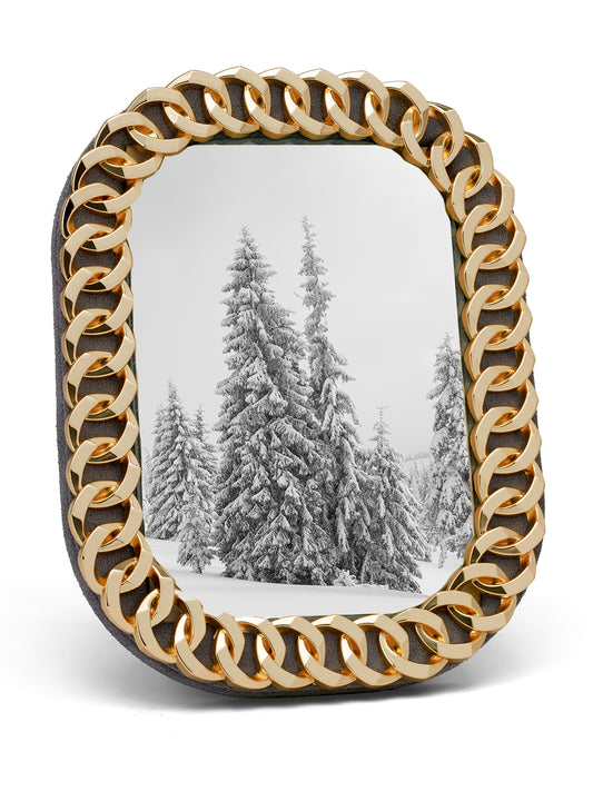 Gold Cuban Link Frame 8X10